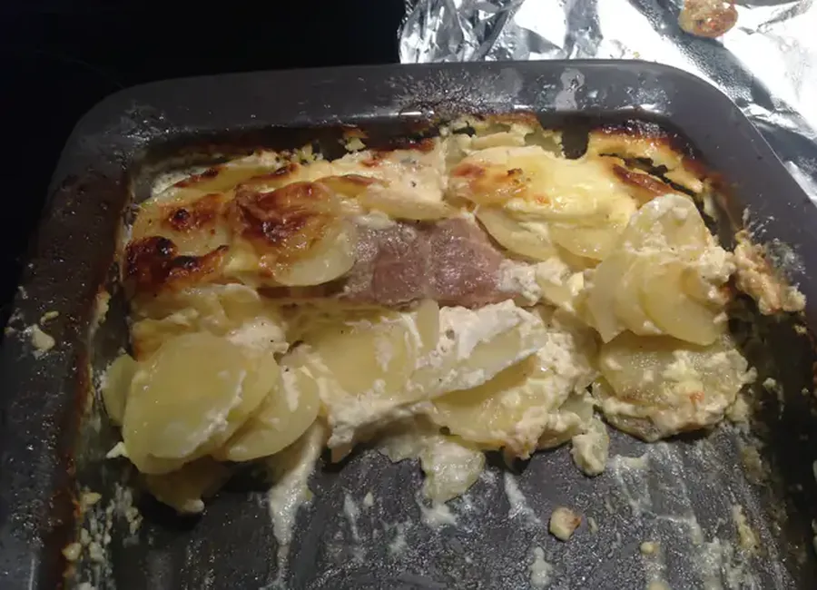 Saumon aux pommes de terre de ma marraine