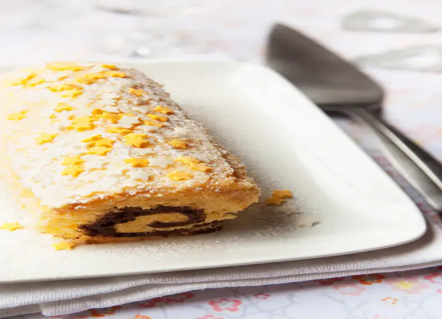Buche orange et chocolat