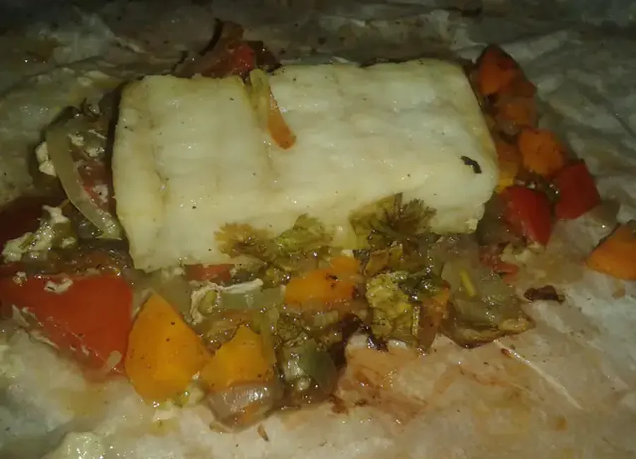 Papillote de colin minceur