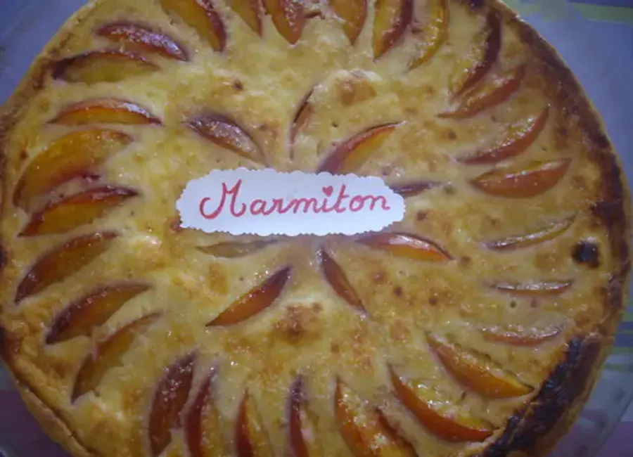 Tarte aux nectarines et au fromage blanc
