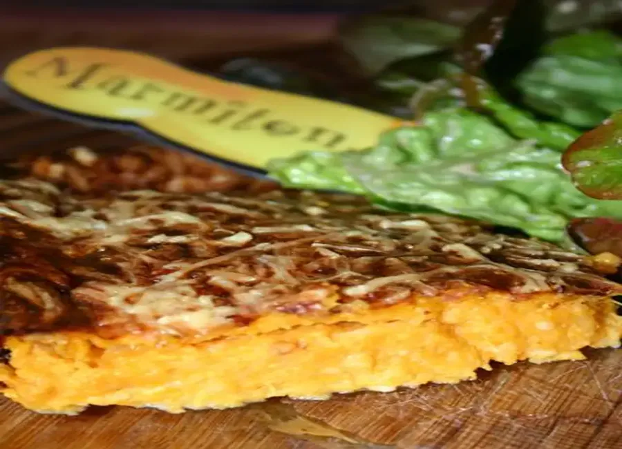 Gratin aux saveurs d'automne potiron et bolets
