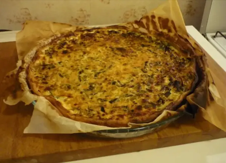 Quiche aux poireaux délice au comté