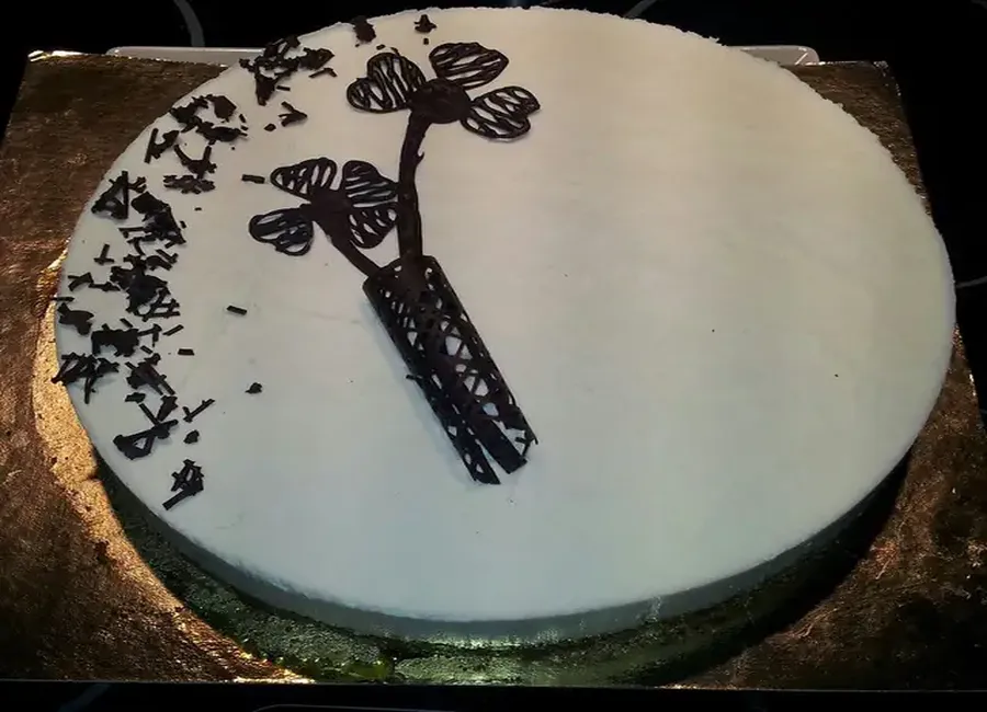 Entremets poire, craquant speculoos