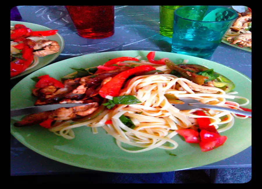Linguine au poulet