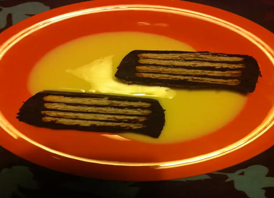 Terrine de chocolat et petits beurre