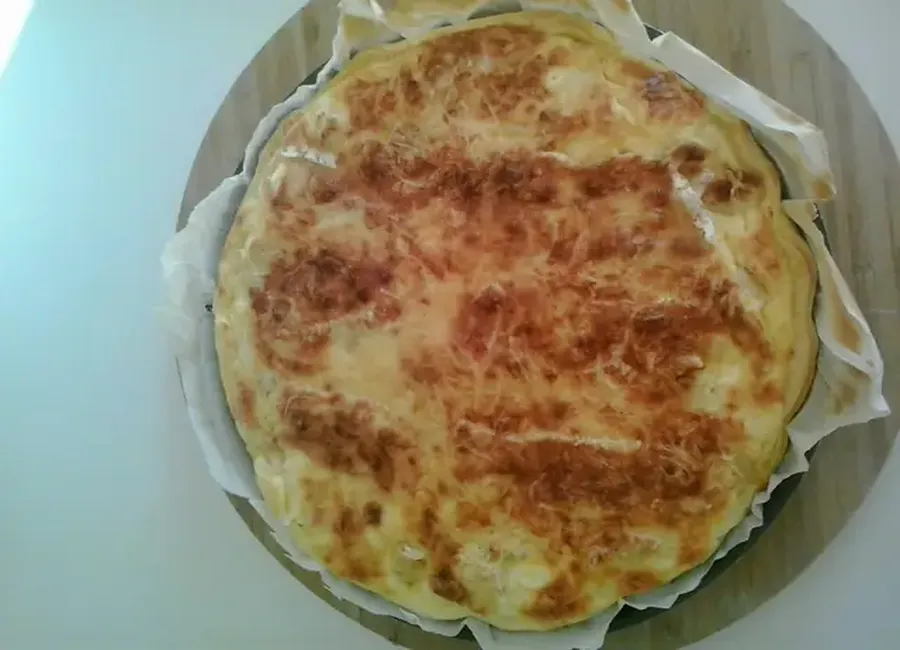 Ma quiche raclette camembert