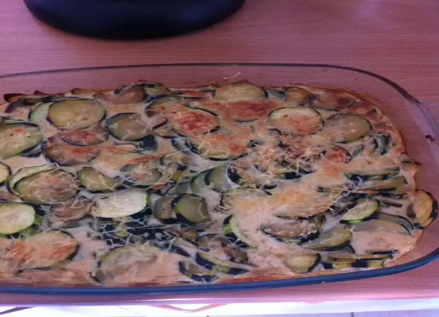 Flan de courgettes au basilic