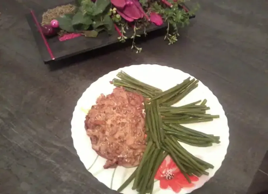 Côtes de veau à la crème fumée