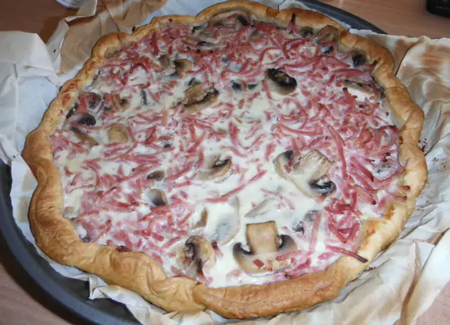 Quiche aux champignons