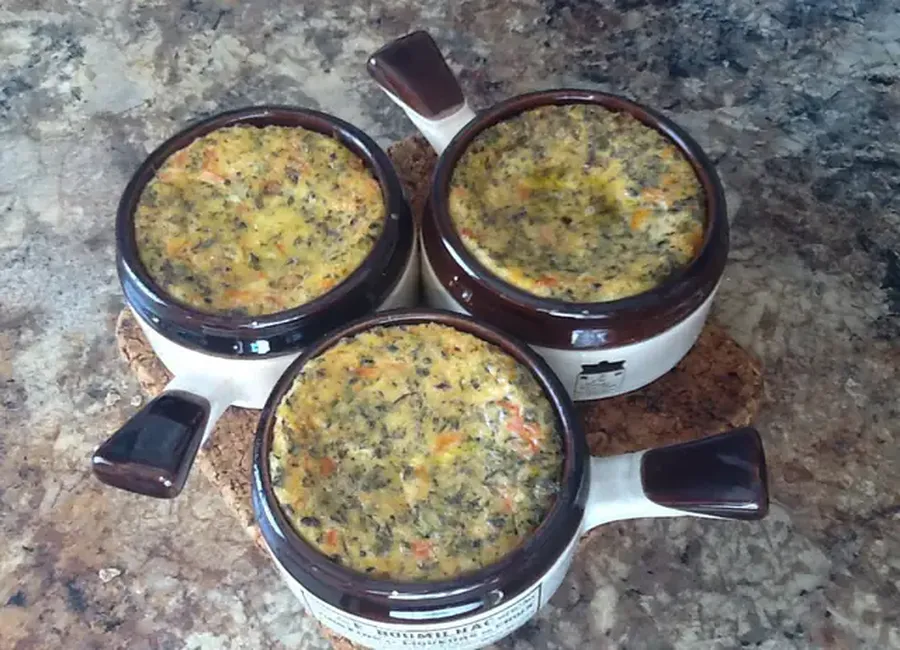 Flan à la farine de pois chiches