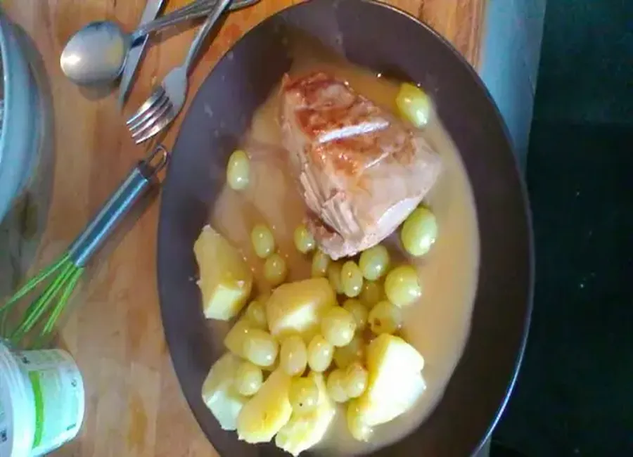 Filet de porc au pineau des charentes