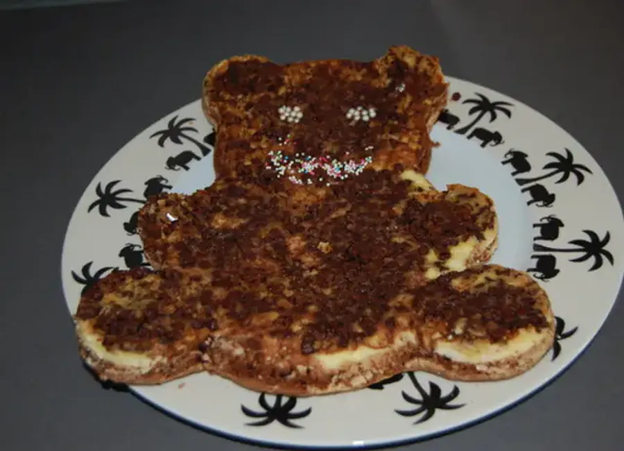 Gâteau marbré aux pépites de chocolat
