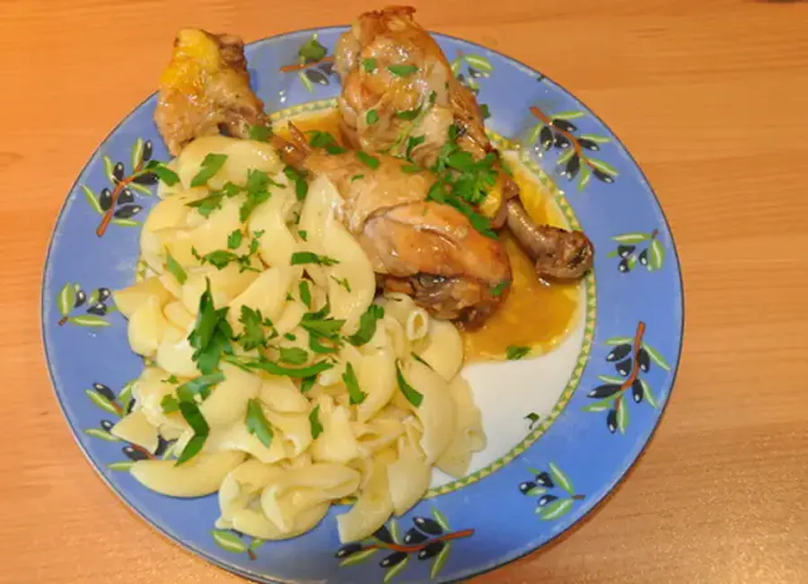 Cuisse de poulet au xérès de marie thérèse