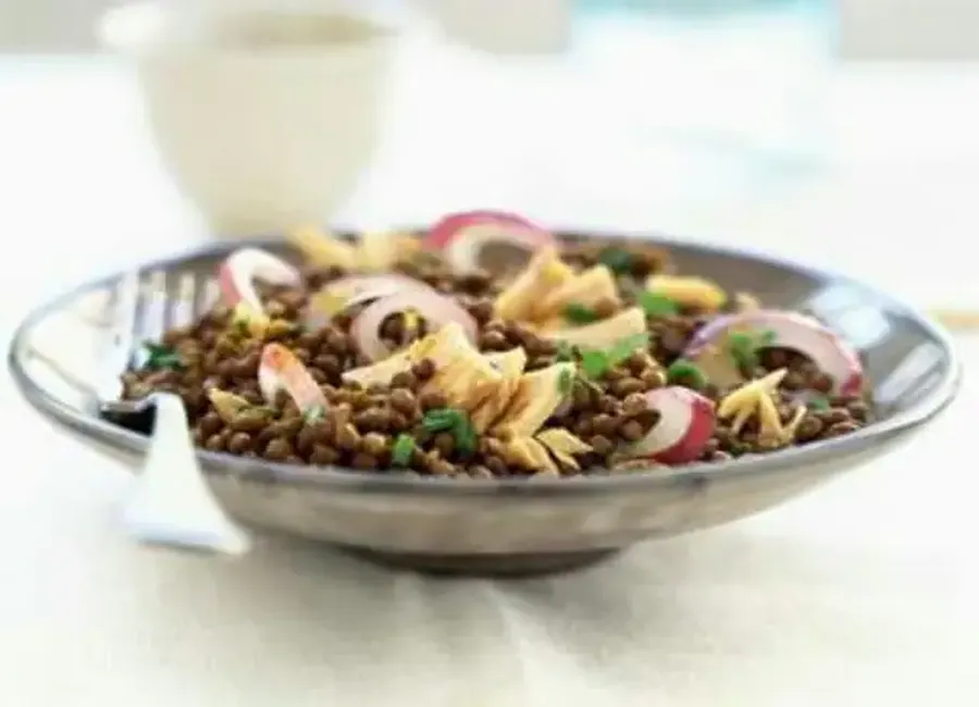 Salade de lentilles au thon