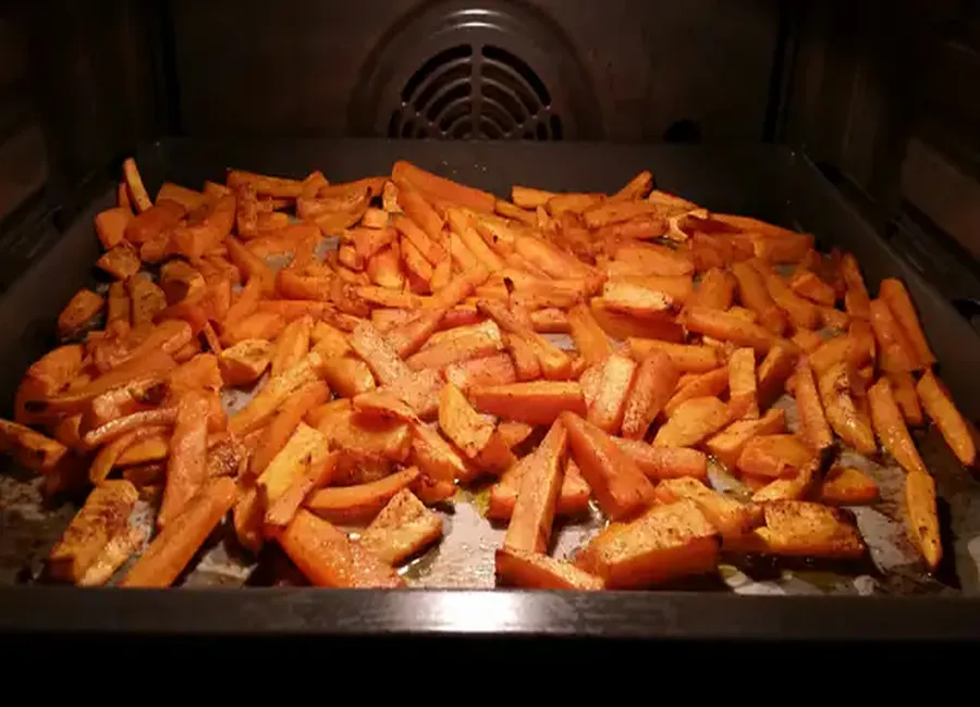 Aiguillettes de poulet au curry et patates douces