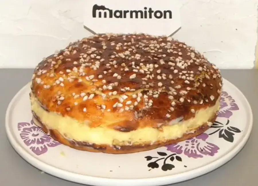 Tarte tropézienne à la fleur d'oranger