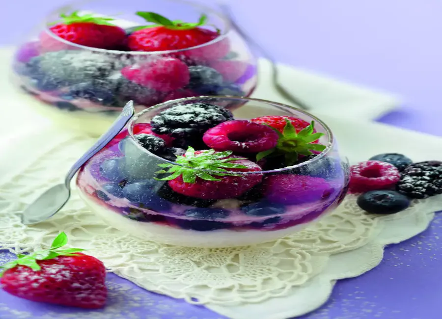 Mousse de mascarpone aux fruits rouges