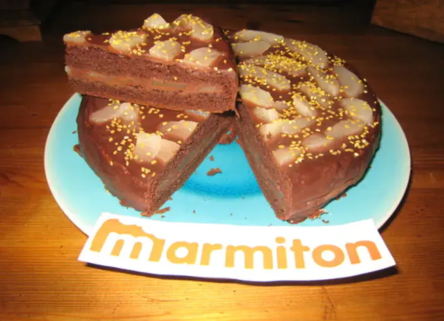 Pavé poire-chocolat