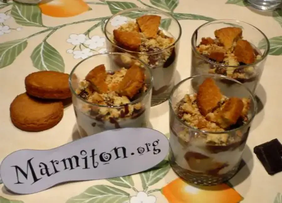 Verrines poire-chocolat