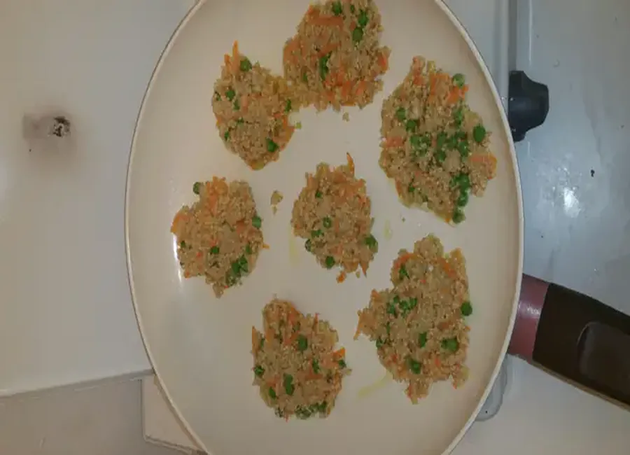 Galettes de quinoa au persil