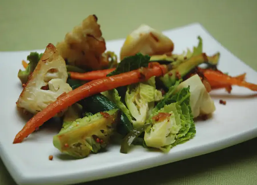 Mini-légumes croquants aux épices