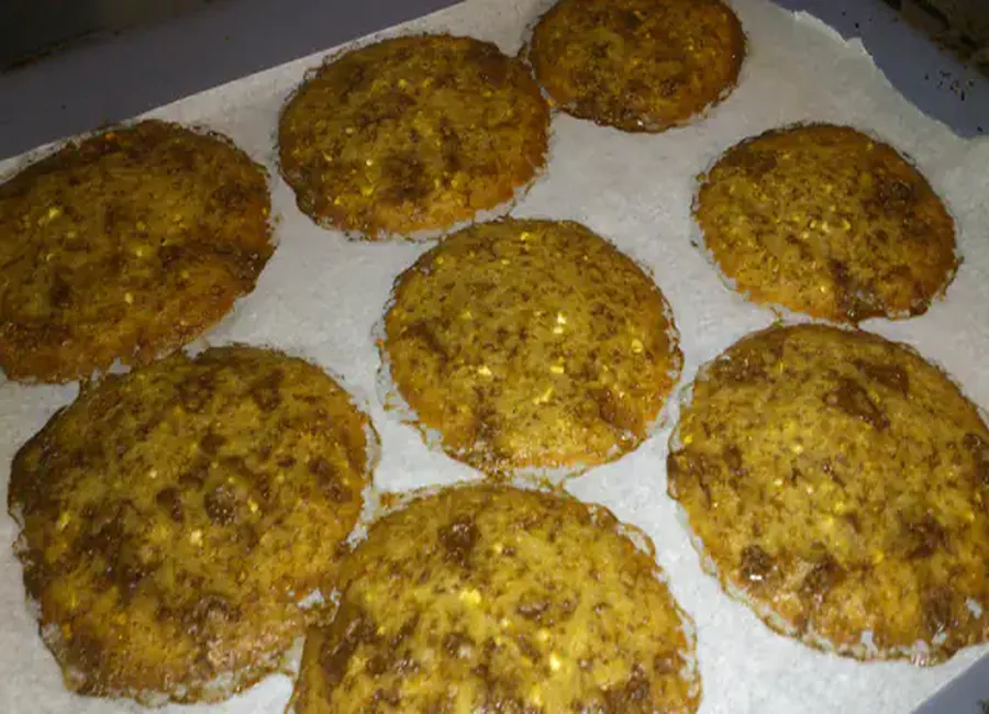 Cookies au pralin et chocolat