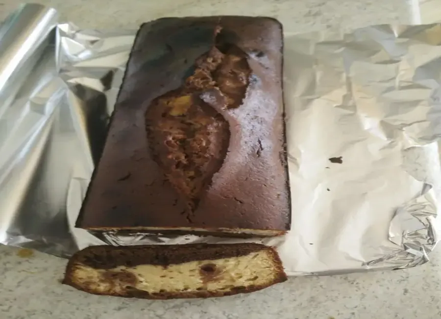 Cake aux trois chocolats