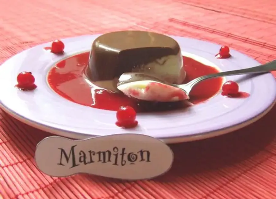Flan aux deux chocolats