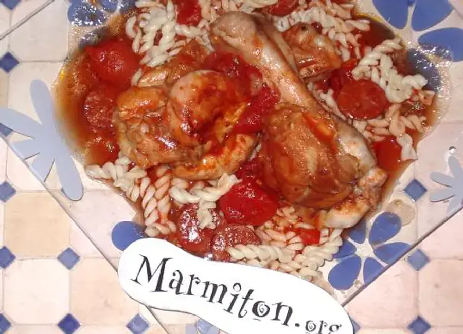 Poulet au chorizo rapide