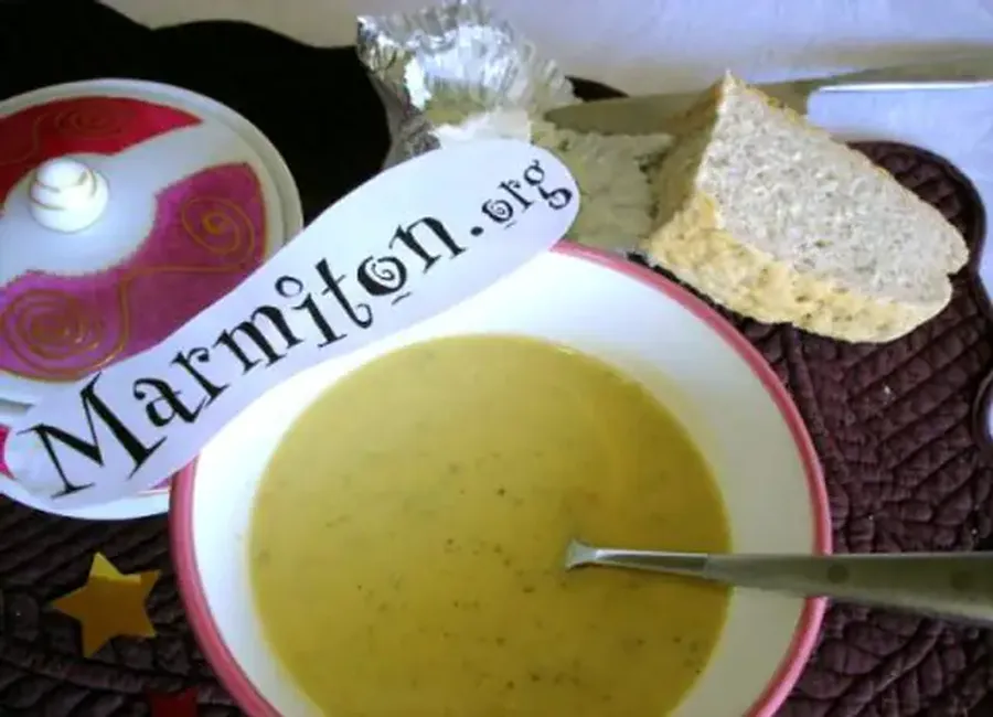 Velouté de courgettes au boursin
