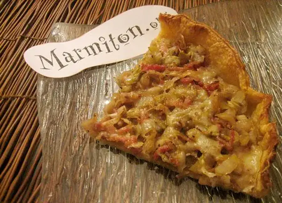 Tarte aux endives et au beaufort