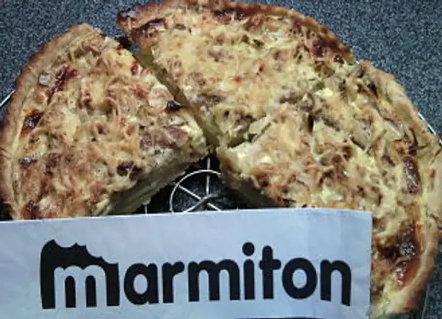 Quiche aux pommes de terre et saumonette