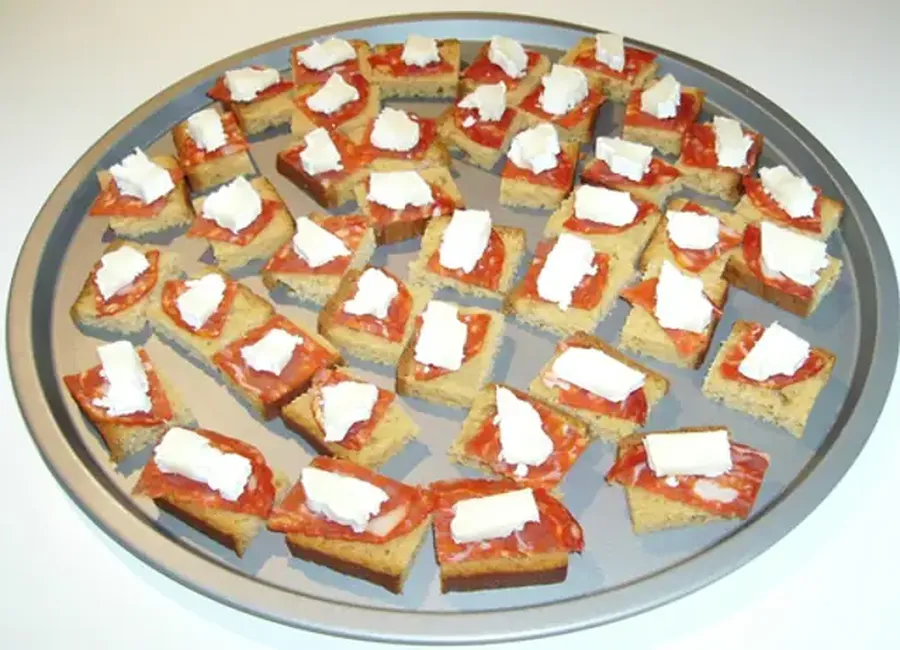 Toast au chorizo et au pain d'épices