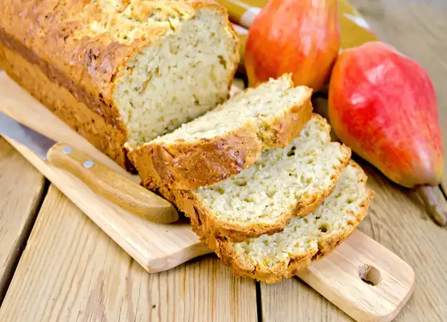 Cake aux poires light et sans lactose