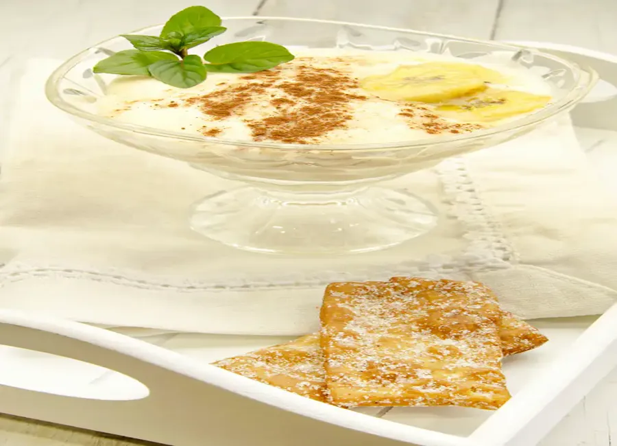 Mousse glacée à la banane