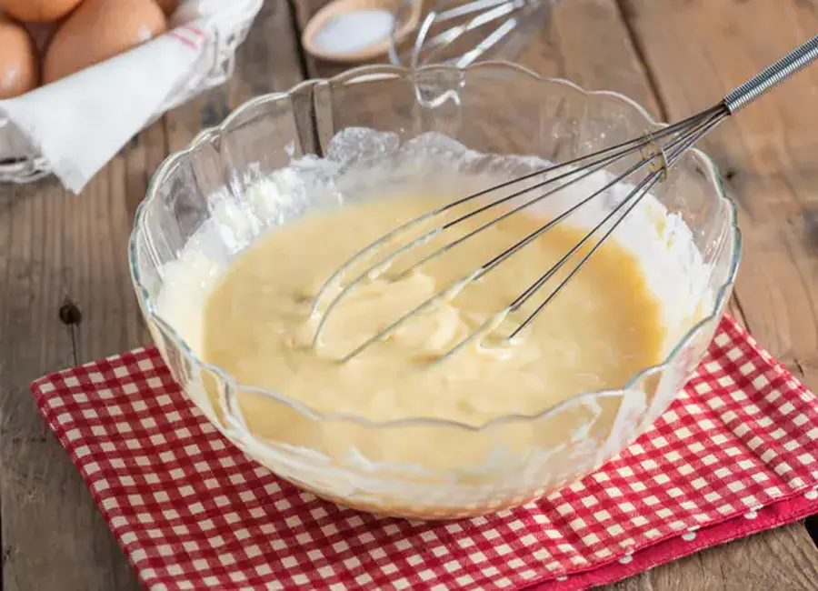 Pâte à crêpes légères