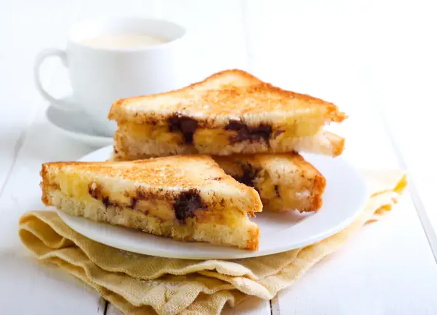Croque banane - chocolat
