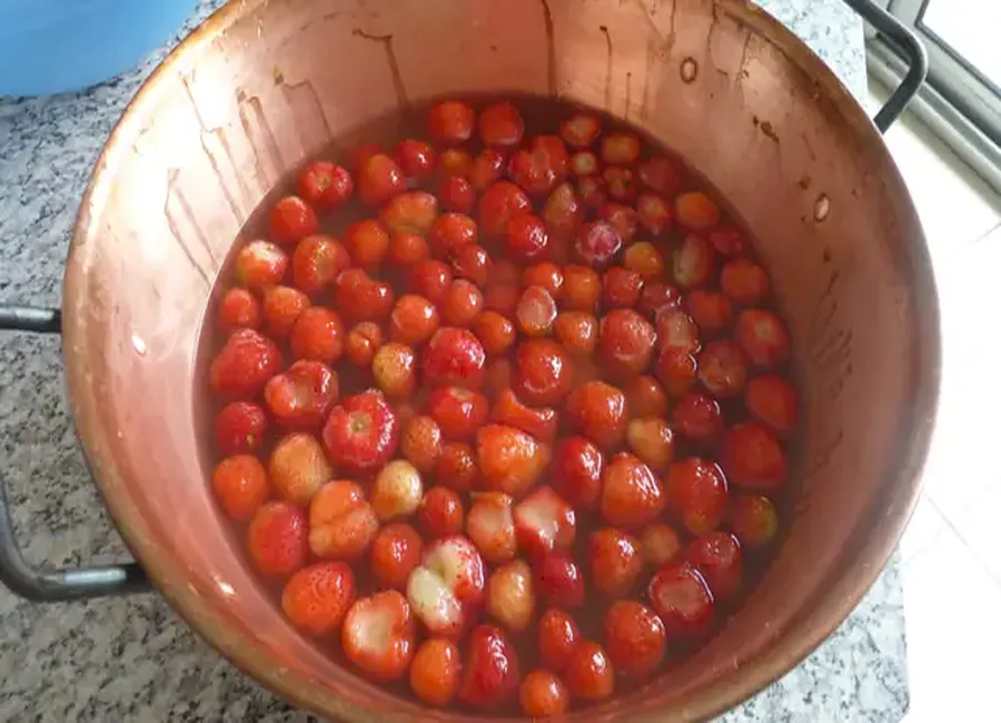 Gelée pommes fraises