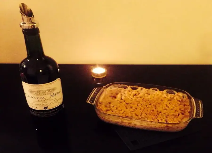 Crumble d'endives au jambon