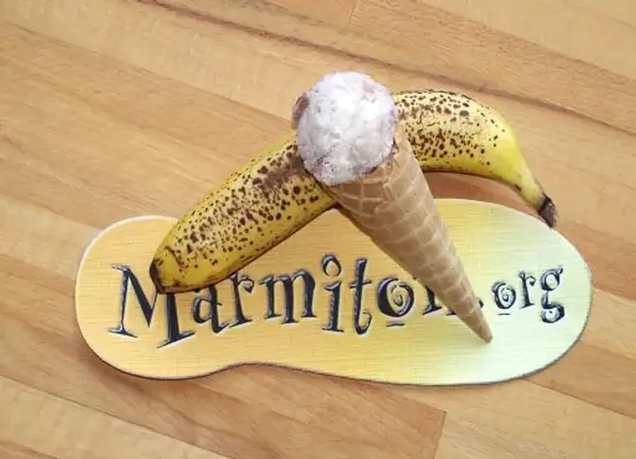 Glace banane parfumée à la cannelle