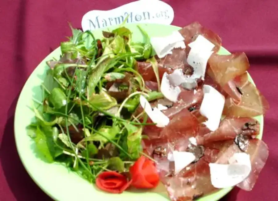 Carpaccio de bresaola et truffes