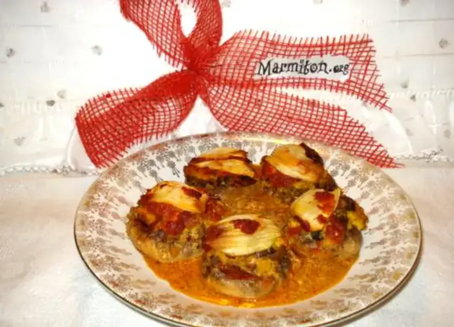 Champignons farcis à l'italienne