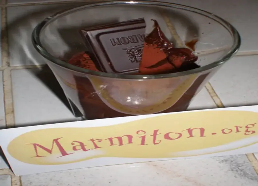 Crème au chocolat noir sans oeuf