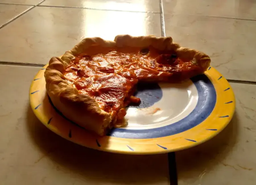 Tarte aux crevettes et surprises