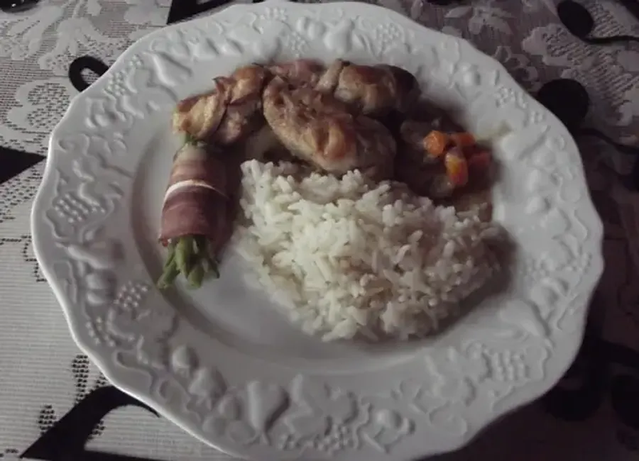 Blanquette de dinde aux lardons
