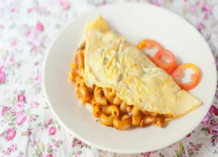 Omelette aux pâtes