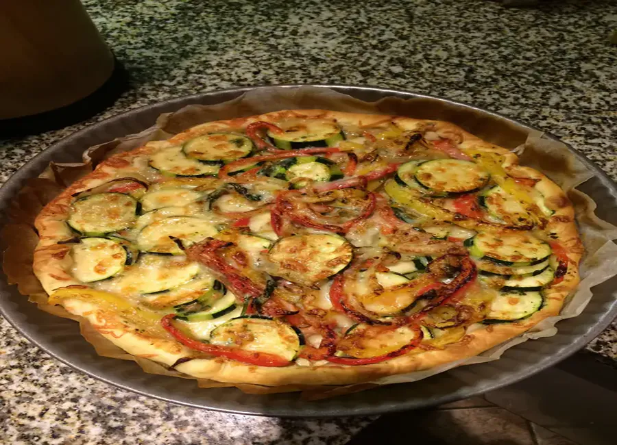 Tarte feuilletée aux légumes d'été
