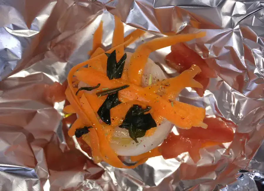 Filets de sabre en papillote