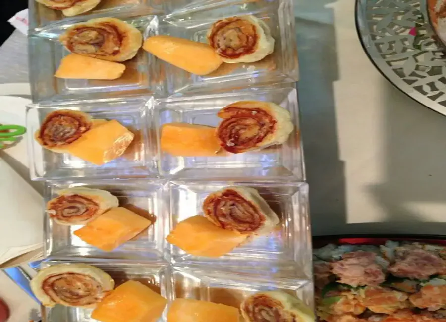 Roulés au jambon de parme