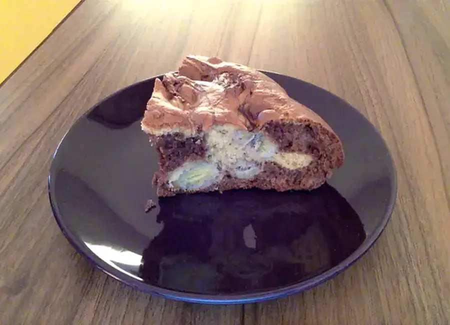 Gâteau banane et nutella